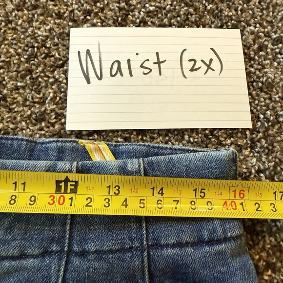 Maeve Anthropologie BOMBSHELL JEANS Women 31 Slim Straight High‎ Rise Blue 32054 - Picture 5 of 13